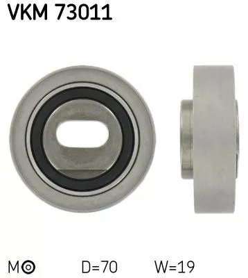 SKF Tensioner Pulley, timing belt (VKM73011)