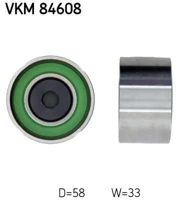 SKF Deflection Pulley/Guide Pulley, timing belt (VKM84608)