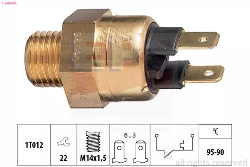 EPS Temperature Switch, radiator fan (1-850-064)