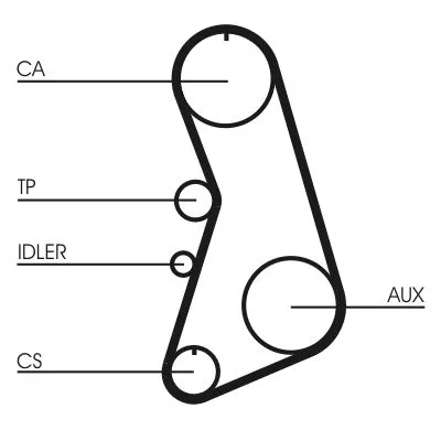 CONTINENTAL CTAM Timing Belt Kit (CT919K4)