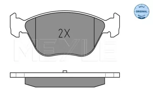 MEYLE Brake Pad Set, disc brake (0252163619/W)