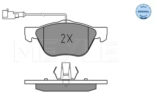 MEYLE Brake Pad Set, disc brake (0252163619/W)