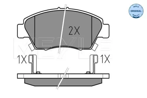 MEYLE Brake Pad Set, disc brake (0252169416/W)