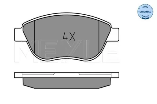 MEYLE Brake Pad Set, disc brake (0252370819)