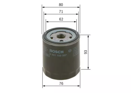 BOSCH Oil Filter (0451103337)