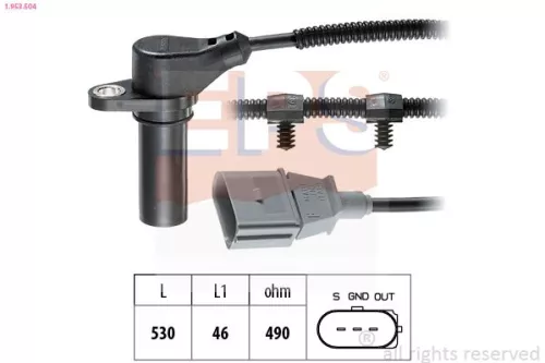 EPS Sensor, crankshaft pulse (1-953-504)