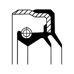 CORTECO Shaft Seal, differential (01029794B)