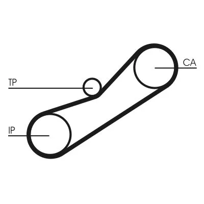 CONTINENTAL CTAM Timing Belt (CT1042)
