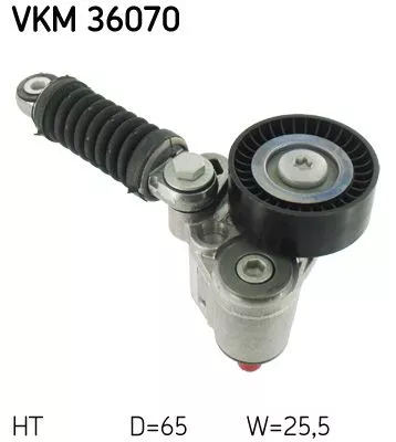 SKF Belt Tensioner, V-ribbed belt (VKM36070)