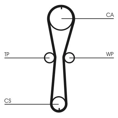 CONTINENTAL CTAM Timing Belt Kit (CT915K1)