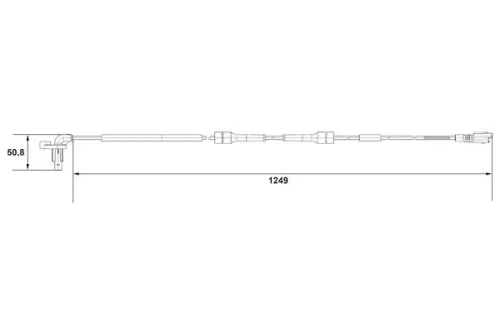BOSCH Sensor, wheel speed (0265007666)