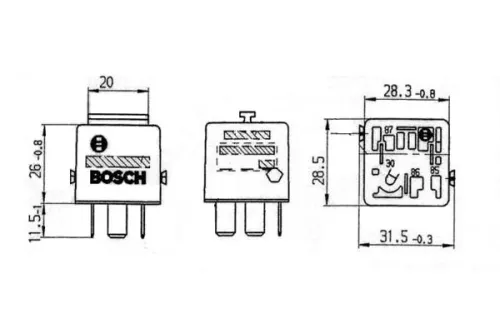 BOSCH Multifunctional Relay (0332019456)