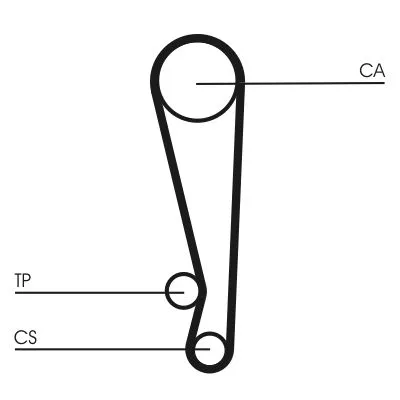 CONTINENTAL CTAM Timing Belt Kit (CT1024K1)