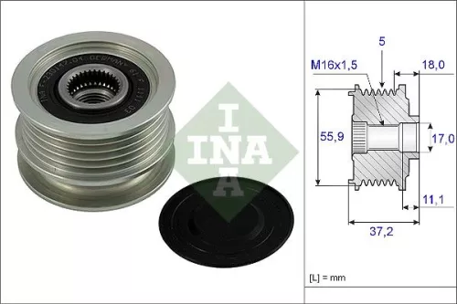 Schaeffler INA Alternator Freewheel Clutch (535001810)