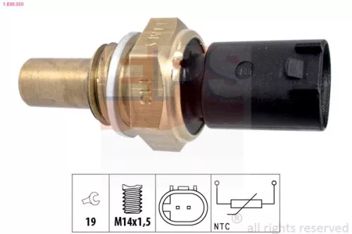 EPS Sensor, coolant temperature (1-830-350)