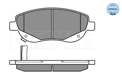 MEYLE Brake Pad Set, disc brake (0252494619/W)