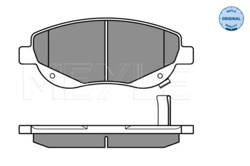 MEYLE Brake Pad Set, disc brake (0252494619/W)