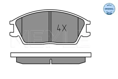 MEYLE Brake Pad Set, disc brake (0252101214)