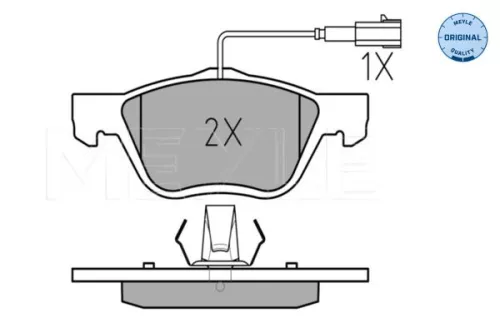 MEYLE Brake Pad Set, disc brake (0252328919/W)