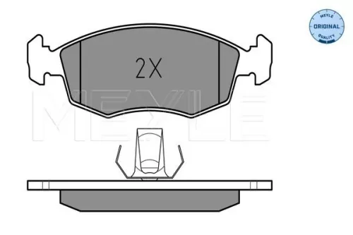 MEYLE Brake Pad Set, disc brake (0252355218)