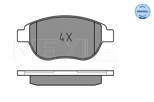 MEYLE Brake Pad Set, disc brake (0252360019)