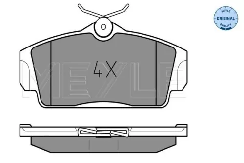 MEYLE Brake Pad Set, disc brake (0252346316)