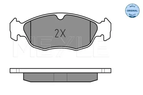 MEYLE Brake Pad Set, disc brake (0252182717)