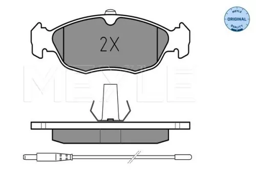 MEYLE Brake Pad Set, disc brake (0252182717)