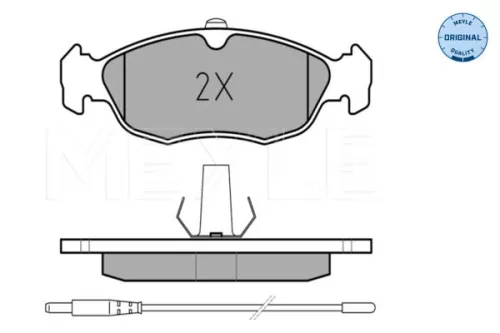 MEYLE Brake Pad Set, disc brake (0252182717)