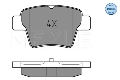 MEYLE Brake Pad Set, disc brake (0252415017)