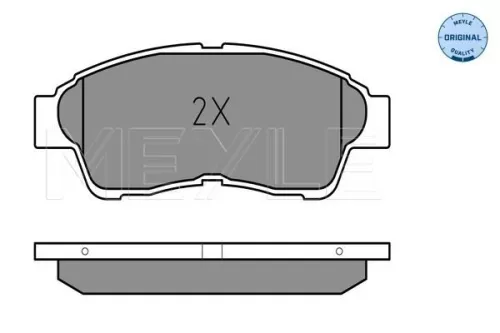 MEYLE Brake Pad Set, disc brake (0252160117/W)