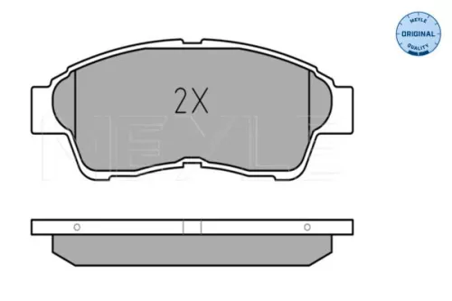 MEYLE Brake Pad Set, disc brake (0252160117/W)