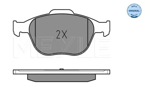 MEYLE Brake Pad Set, disc brake (0252344017)