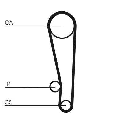 CONTINENTAL CTAM Timing Belt Kit (CT1013K1)