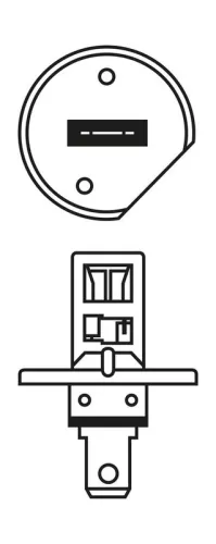 BOSCH Bulb, headlight (1987301076)