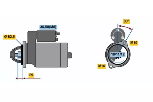 BOSCH Starter (0986017260)