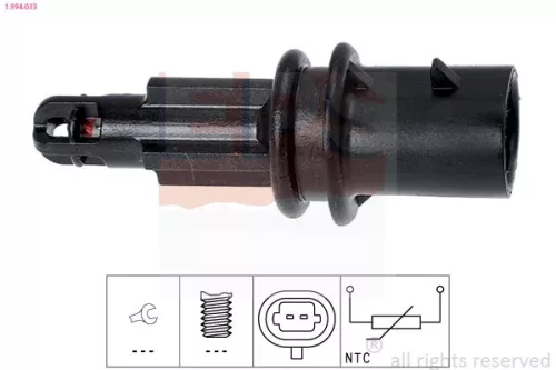 EPS Sensor, intake air temperature (1-994-033)