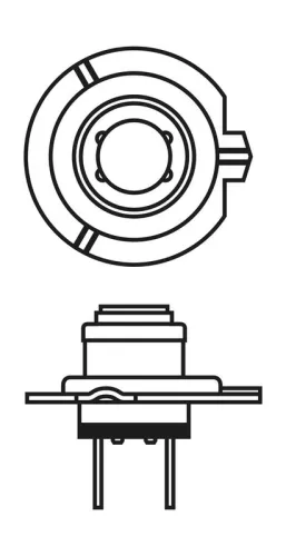 BOSCH Bulb, headlight (1987302075)