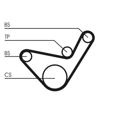 CONTINENTAL CTAM Timing Belt Kit (CT1107K1)