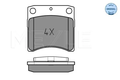 MEYLE Brake Pad Set, disc brake (0252317618/W)