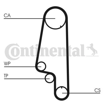 CONTINENTAL CTAM Water Pump & Timing Belt Kit (CT846WP3)