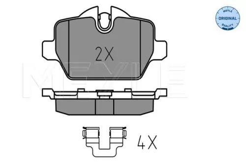 MEYLE Brake Pad Set, disc brake (0252362316)