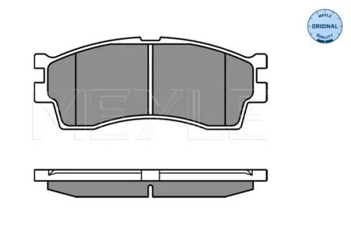 MEYLE Brake Pad Set, disc brake (0252387316/W)