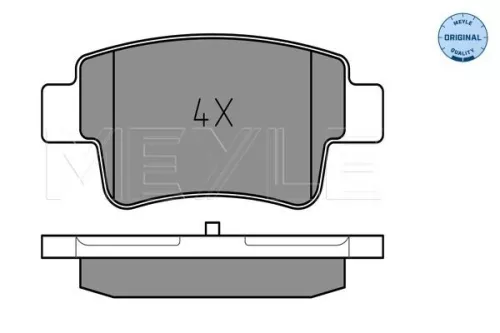 MEYLE Brake Pad Set, disc brake (0252434917)