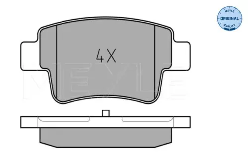 MEYLE Brake Pad Set, disc brake (0252434917)