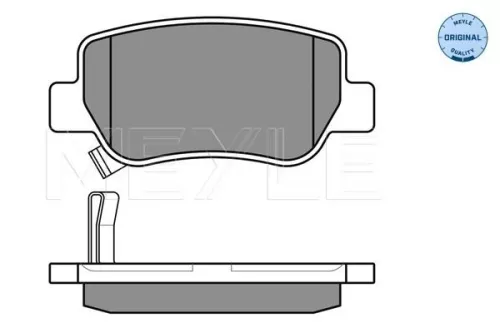 MEYLE Brake Pad Set, disc brake (0252488516/W)
