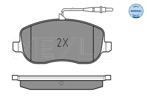 MEYLE Brake Pad Set, disc brake (0252026119/W)