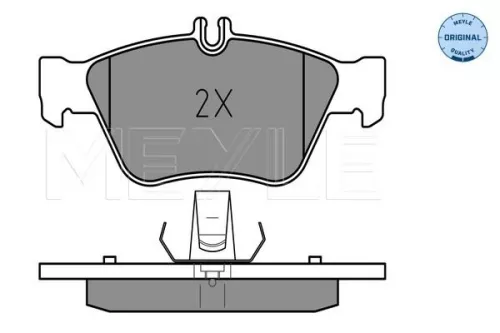 MEYLE Brake Pad Set, disc brake (0252166419)