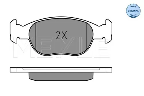 MEYLE Brake Pad Set, disc brake (0252318118)