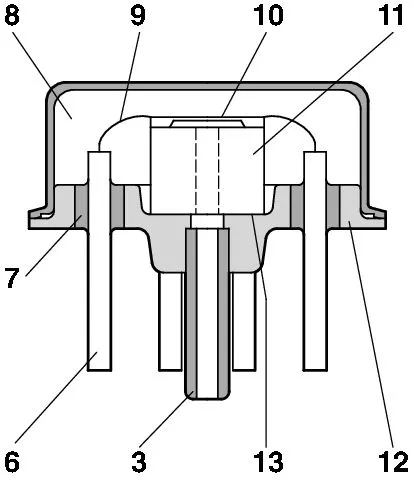 BOSCH Sensor, boost pressure (0281002316)
